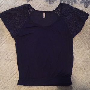 Free People top in Navy